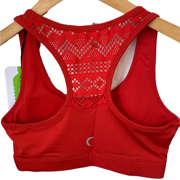 Zyia Red Bomber Bra, size XS - Picture 4 of 7